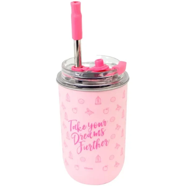 COPO NEO C/CANUDO 300ML PRINCESAS - Imagem 2