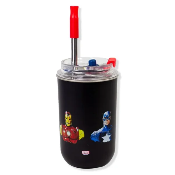 COPO NEO C/CANUDO 300ML AVENGERS - Imagem 2