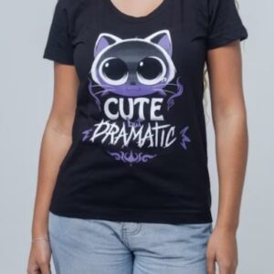 CAMISETA CUTE BUT DRAMATIC CAT