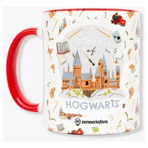 CANECA POP 350ML HOGWARTS NATAL CASTELO