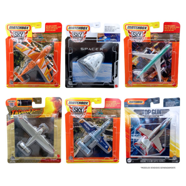 MATCHBOX AVIOES E HELICOPTEROS SKY BUSTERS ESCALA 1:64 SORT