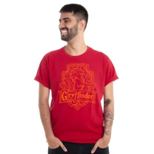 CAMISETA CASAS GRIFINORIA VERMELHO MINNIE