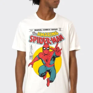 CAMISETA SPIDER MAN VINTAGE OFF WHITE
