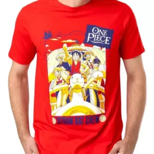 CAMISETA ONE PIECE TO THE GRAND VERMELHO