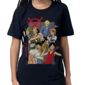 CAMISETA ONE PIECE GREAT PIRATE PRETO