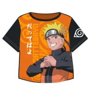 CAMISETA INF NARUTO DATTEBAYO LARANJA