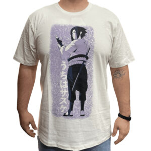 CAMISETA NARUTO SASUKE OFF WHITE