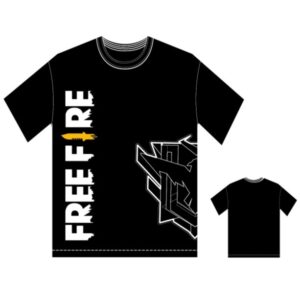 CAMISETA FREE FIRE MESTRE PRETO
