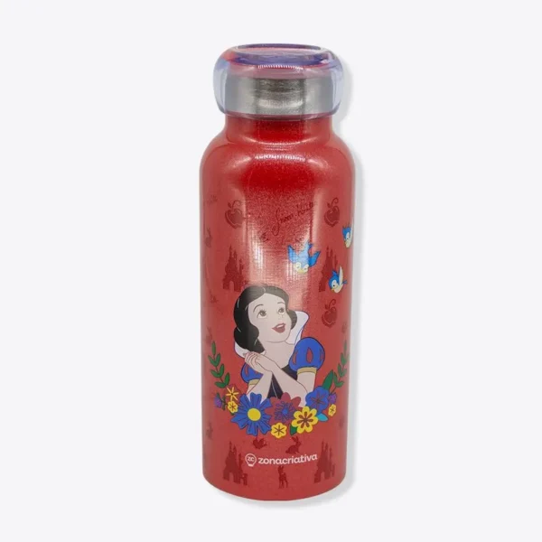 GARRAFA BUBBLE 500ML BRANCA DE NEVE