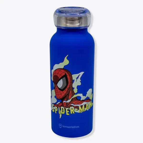 GARRAFA BUBBLE 500ML SPIDERMAN
