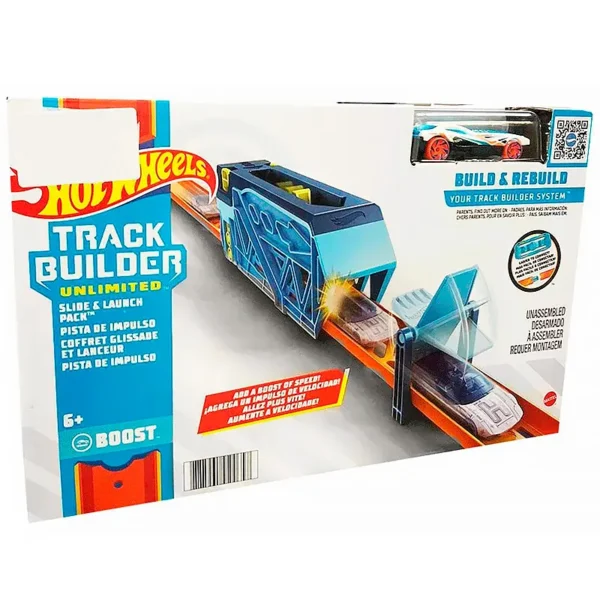 HOT WHEELS TRACK BUILDER PISTA COMPONENTES SORTIMENTO - Imagem 3