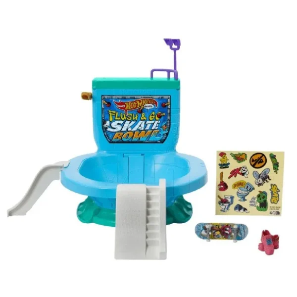 HOT WHEELS SKATE DE DEDO SET BOWL DE VASO - Imagem 3
