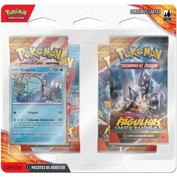 POKEMON FAGULHAS IMPETUOSAS BLISTER QUADRUPLO