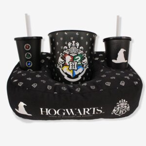 KIT ALMOFADA PIPOCA FIBRA SUEDE HOGWARTS