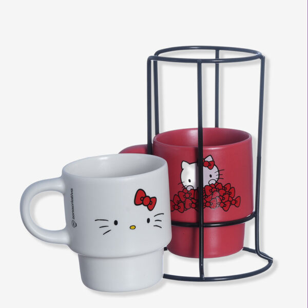 KIT CANECAS EMPILHAVEIS HELLO KITTY - Imagem 3