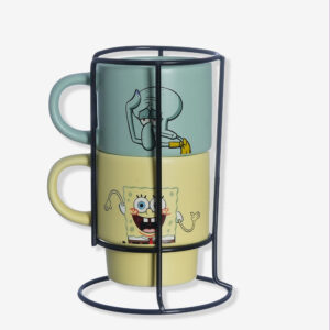 KIT CANECAS EMPILHAVEIS BOB ESPONJA