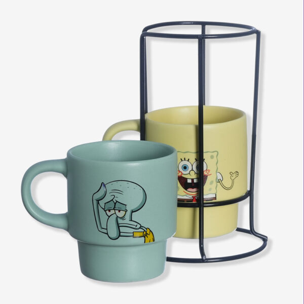 KIT CANECAS EMPILHAVEIS BOB ESPONJA - Imagem 3