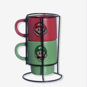 KIT CANECAS EMPILHAVEIS SUPER MARIO