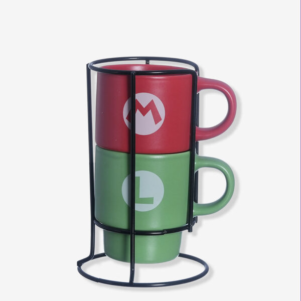 KIT CANECAS EMPILHAVEIS SUPER MARIO - Imagem 2