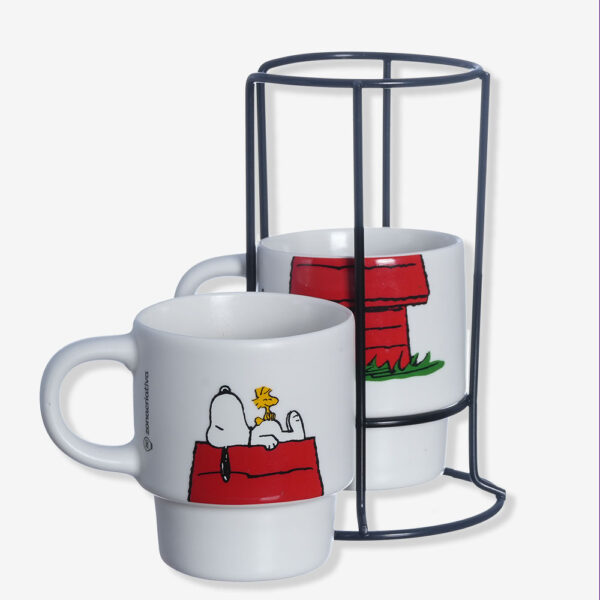KIT CANECAS EMPILHAVEIS SNOOPY - Imagem 3
