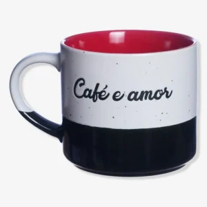 CANECA STONE 450ML CAFE E AMOR