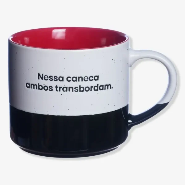 CANECA STONE 450ML CAFE E AMOR - Imagem 2