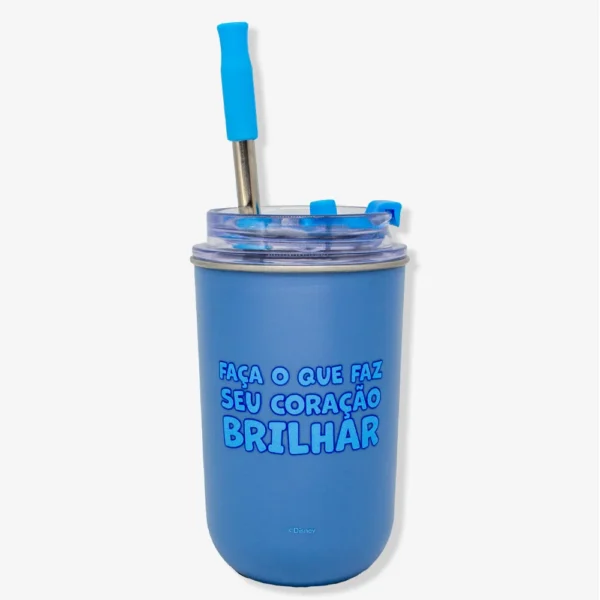 COPO NEO C/CANUDO 300ML STITCH - Imagem 2