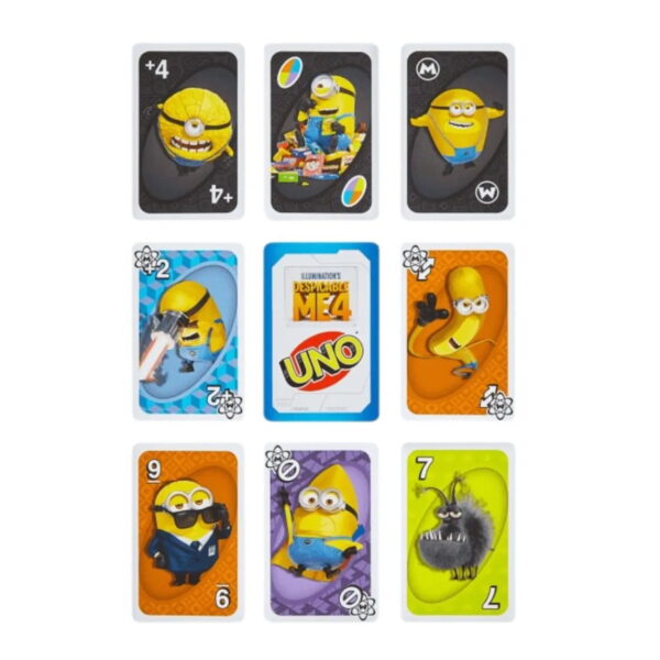 JOGO DE CARTAS UNO MEU MALVADO FAVORITO - Imagem 2
