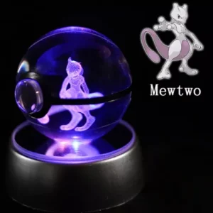 LUMINARIA CRISTAL MEWTWO