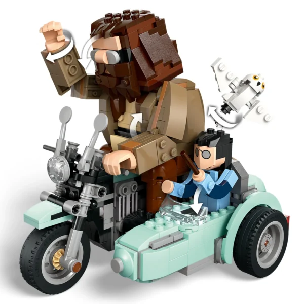 PASSEIO DE MOTOCICLETA DE HAGRID E HARRY - Imagem 3