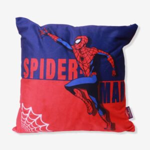 ALMOFADA FIBRA VELUDO 40X40CM SPIDER MAN TEIA