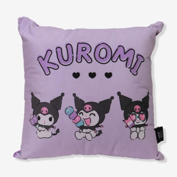 ALMOFADA FIBRA VELUDO 40X40CM KUROMI