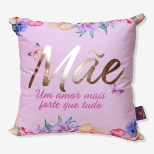 ALMOFADA FIBRA VELUDO 40X40CM MAE FLORENCE