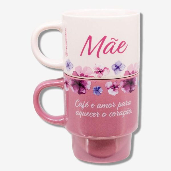 KIT CANECAS EMPILHAVEIS MAE FLORENCE - Imagem 2