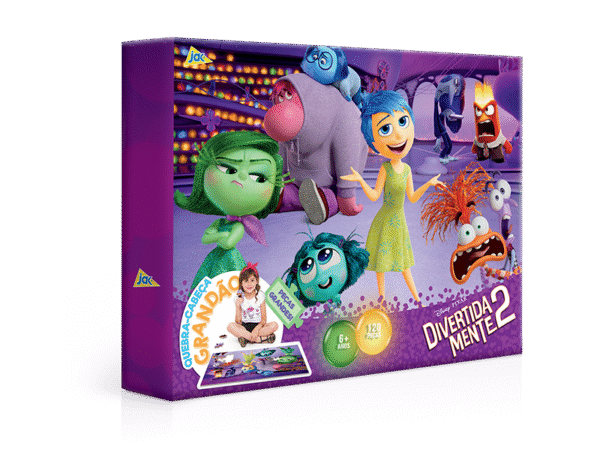 QUEBRA CABECA GRANDAO 120 PC - DIVERTIDAMENTE 2