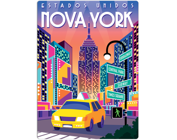 QUEBRA CABECA 500 PC NANO - EUA - NOVA YORK - POSTAIS DO MUNDO - Imagem 3