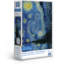 QUEBRA CABECA 500 PC NANO - VINCENT VAN GOGH - A NOITE ESTRELADA