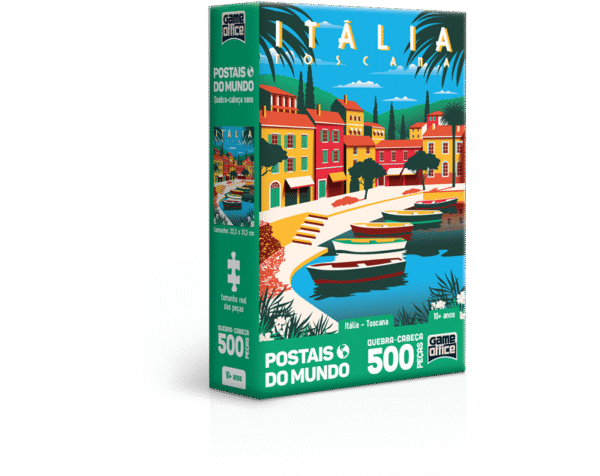 QUEBRA CABECAA 500 PC NANO - ITALIA - TOSCANA - POSTAIS DO MUNDO