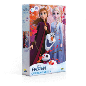 QUEBRA CABECA 100 PC ENCAPADO - FROZEN