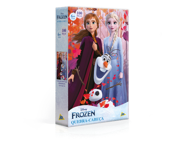 QUEBRA CABECA 100 PC ENCAPADO - FROZEN
