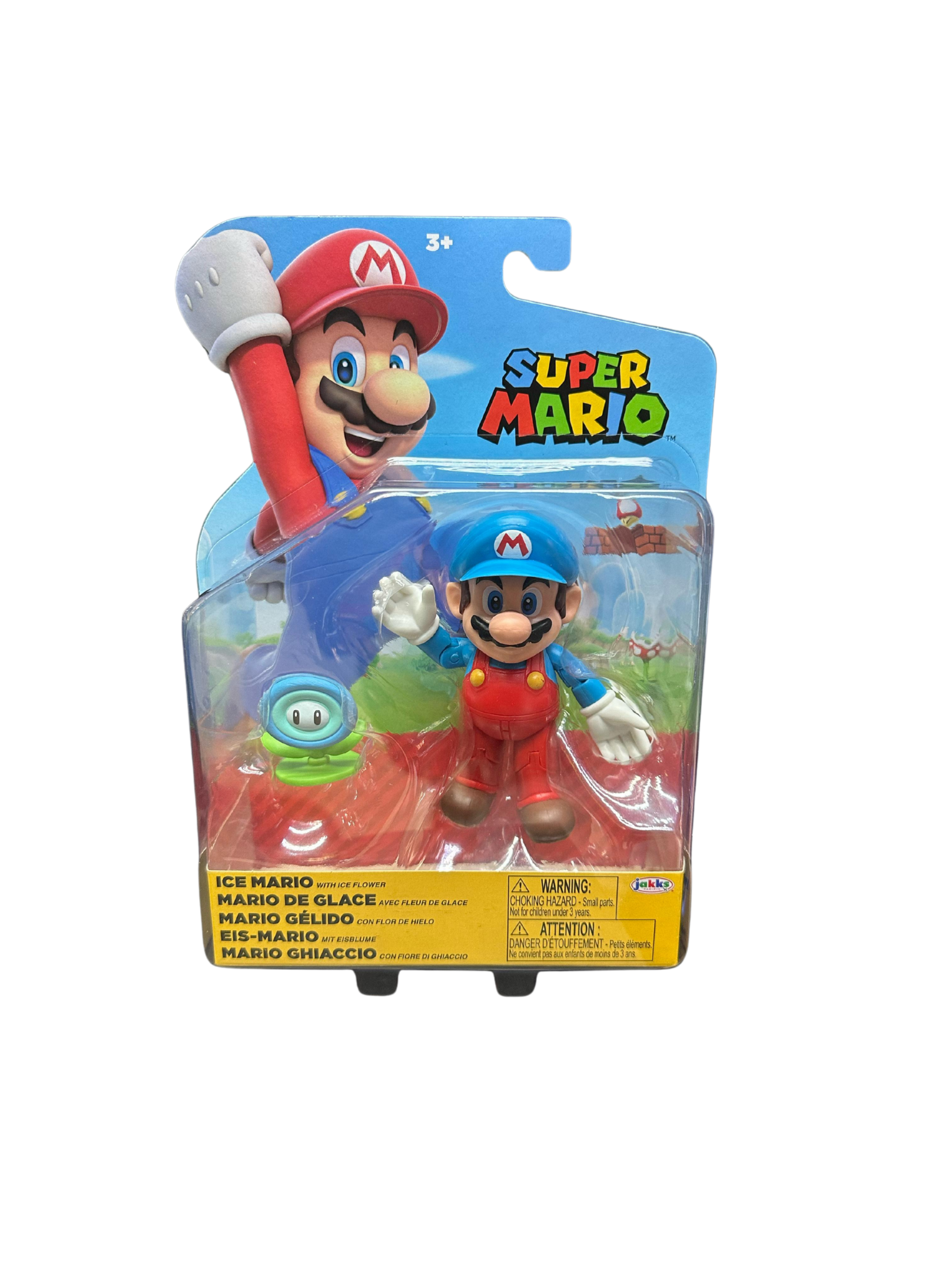 MARIO DE GELO COM FLOR DE GELO