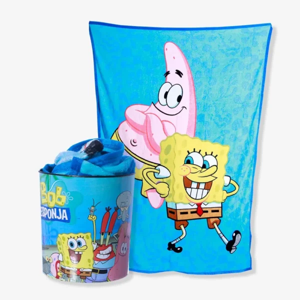 KIT BALDE+MANTA BOB ESPONJA