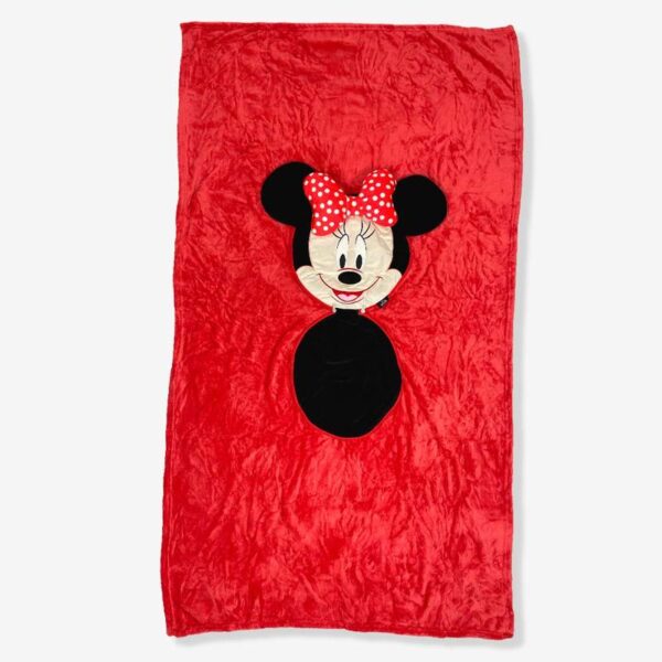 ALMOFADA 2 EM 1 MANTA C/ZIPER MINNIE MOUSE - Imagem 3