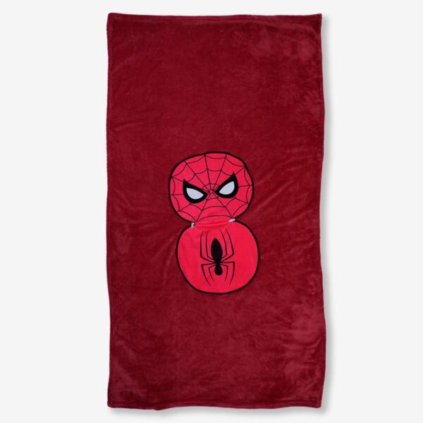 ALMOFADA 2 EM 1 MANTA C/ZIPER SPIDER MAN - Imagem 3