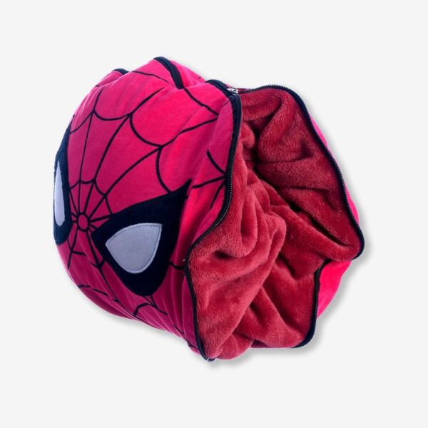 ALMOFADA 2 EM 1 MANTA C/ZIPER SPIDER MAN - Imagem 2