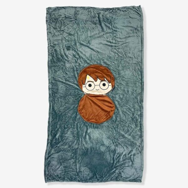 ALMOFADA 2 EM 1 MANTA C/ZIPER HARRY POTTER - Imagem 3