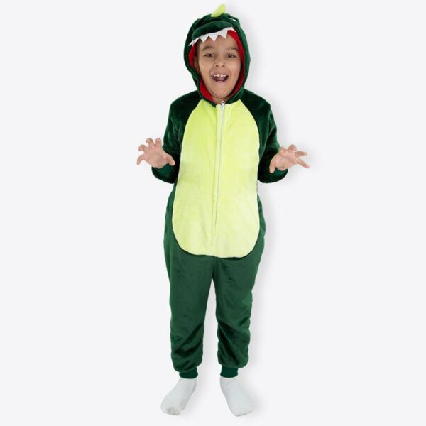 MACACAO KIGURUMI INFANTIL DINOSSAURO