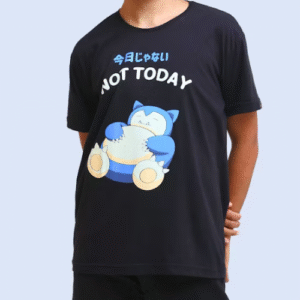 CAMISETA NOT TODAY SNORLAX