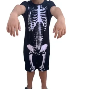 FANTANSIA ESQUELETO INFANTIL BERMUDA INFANTIL