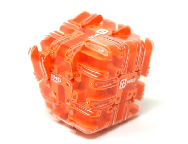 CUBO MAGICO 3X3X3 LABIRINTO COR:LARANJA - Imagem 2